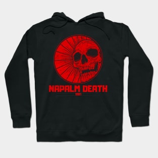 skull red napalm death vintage vibes Hoodie